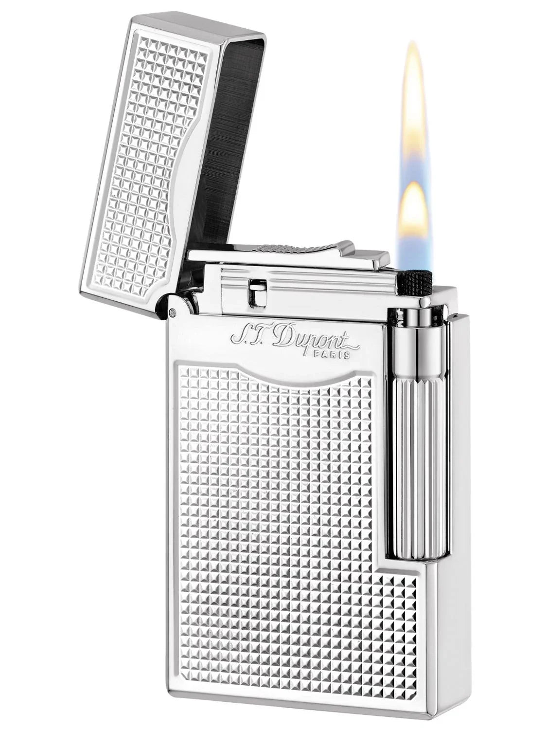 TEST La Dupont Silver Textured Lighter